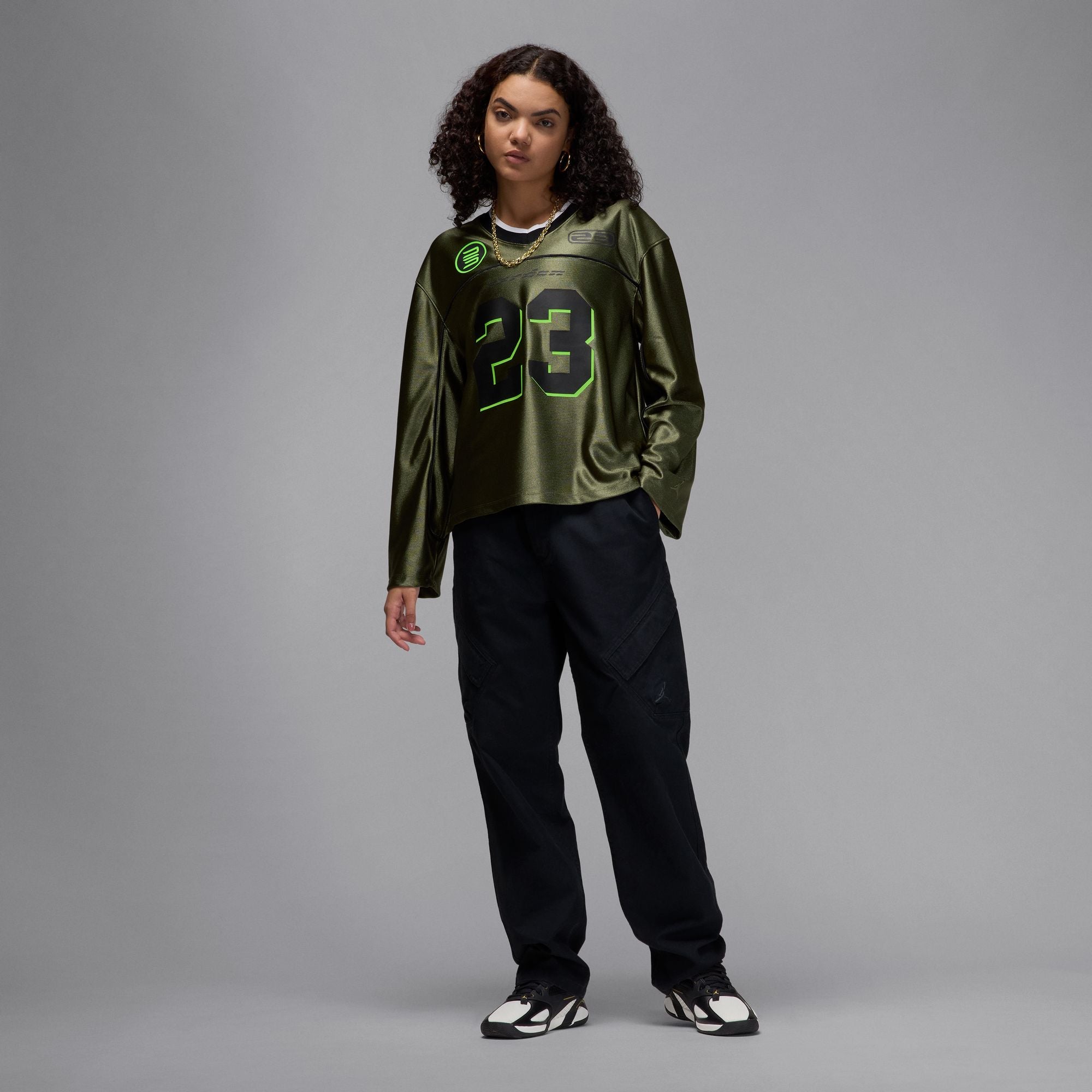 Long-Sleeve Jersey Top