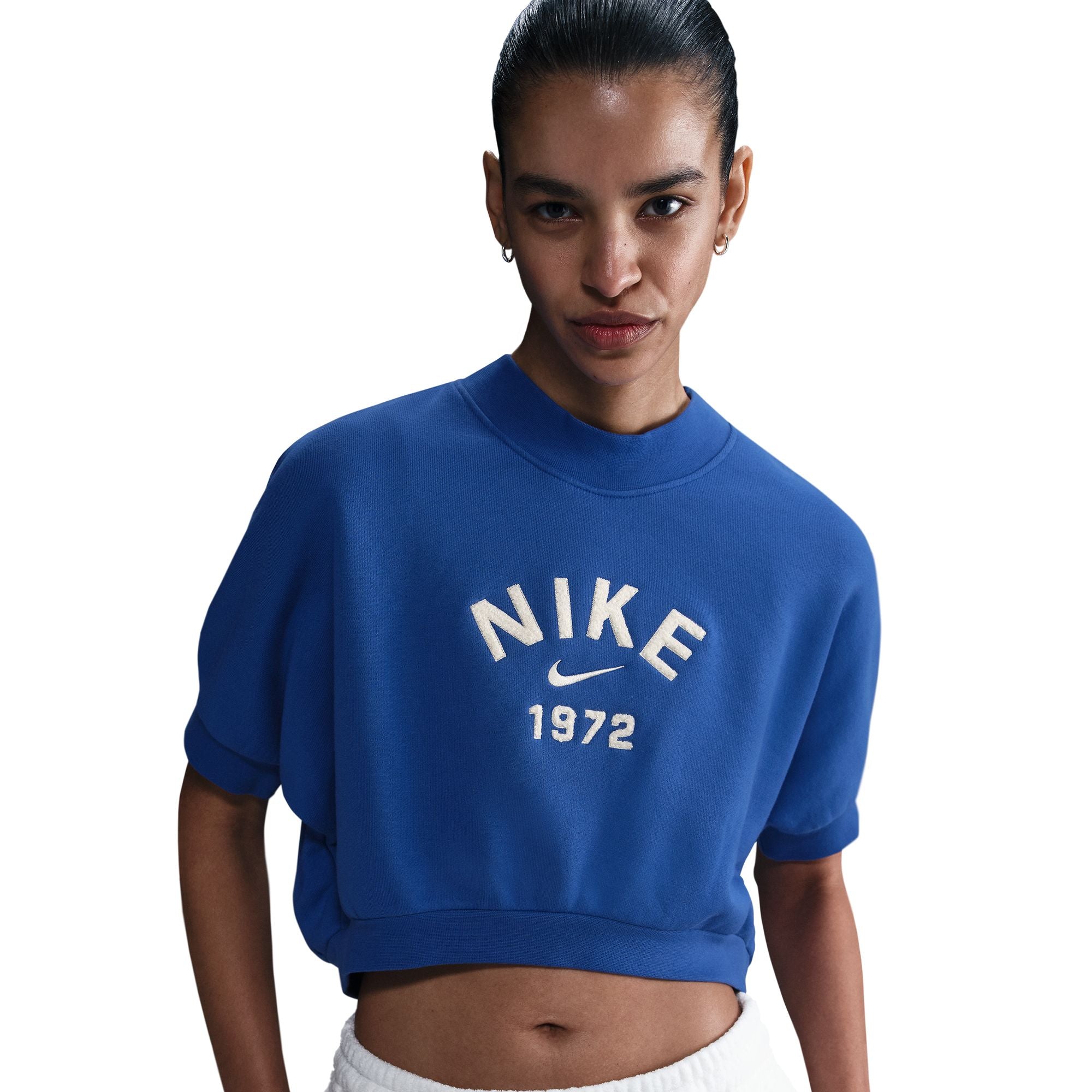 Nsw Crewneck Cropped French Terry Top