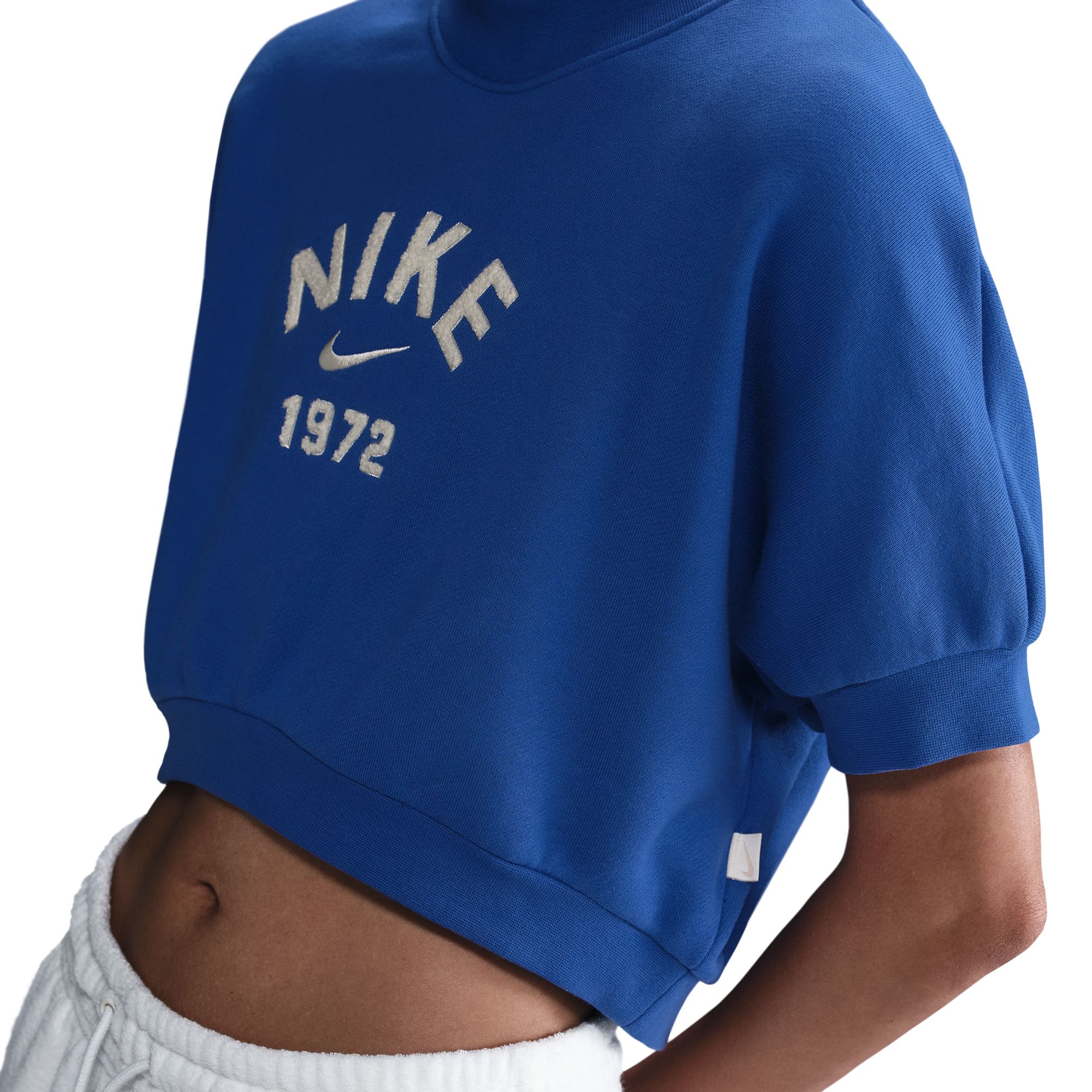 Nsw Crewneck Cropped French Terry Top