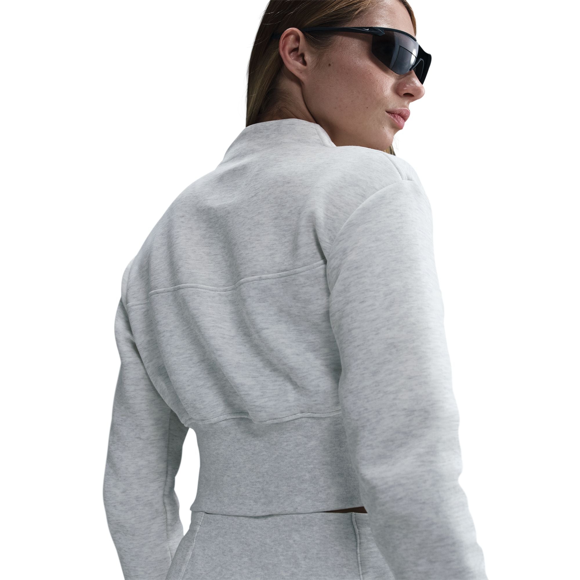 Nsw Tech Fleece Crop Top Grey