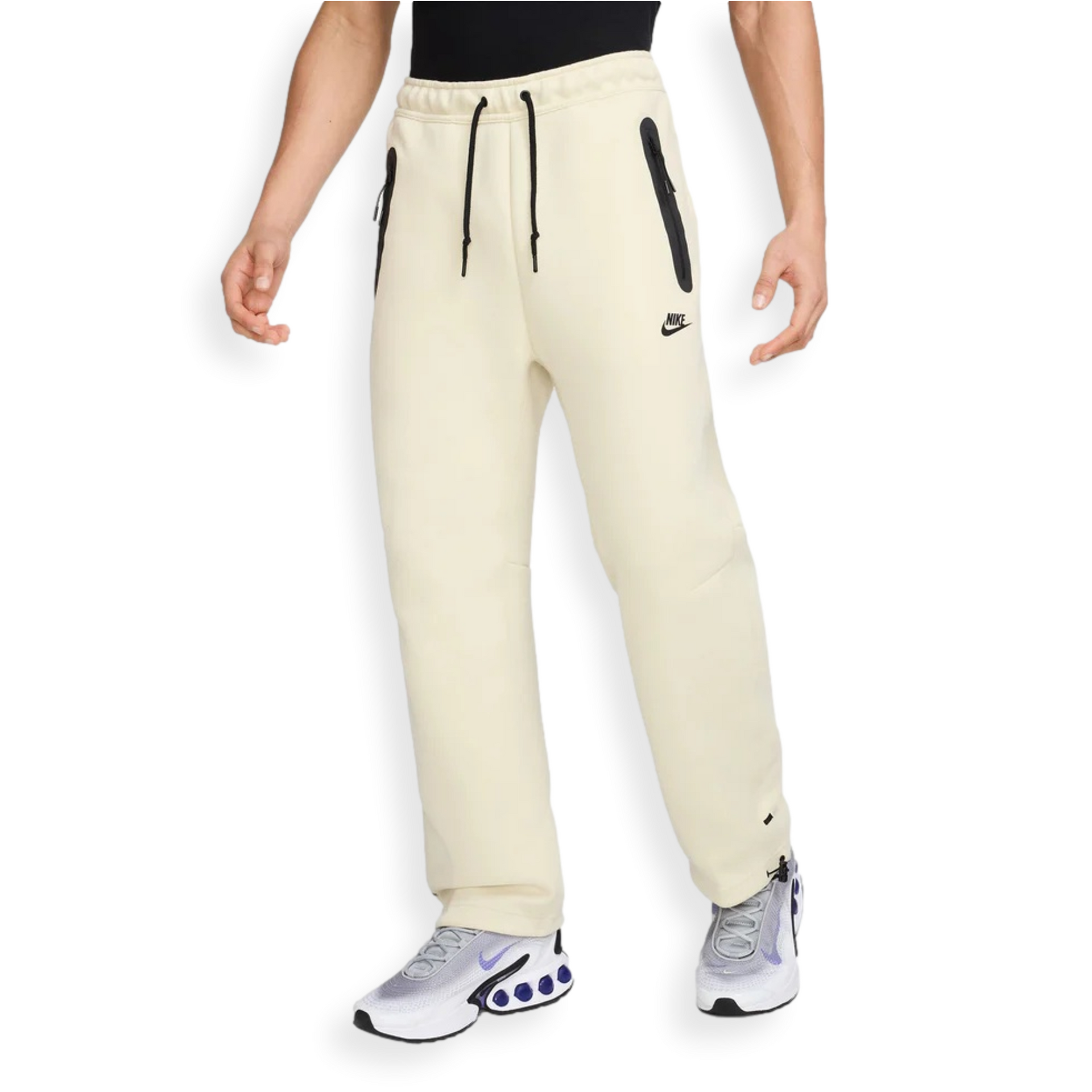 Tech Fleece Open-Hem Trousers – WOODstack Tech Fleece Open-Hem Trousers – WOODstack