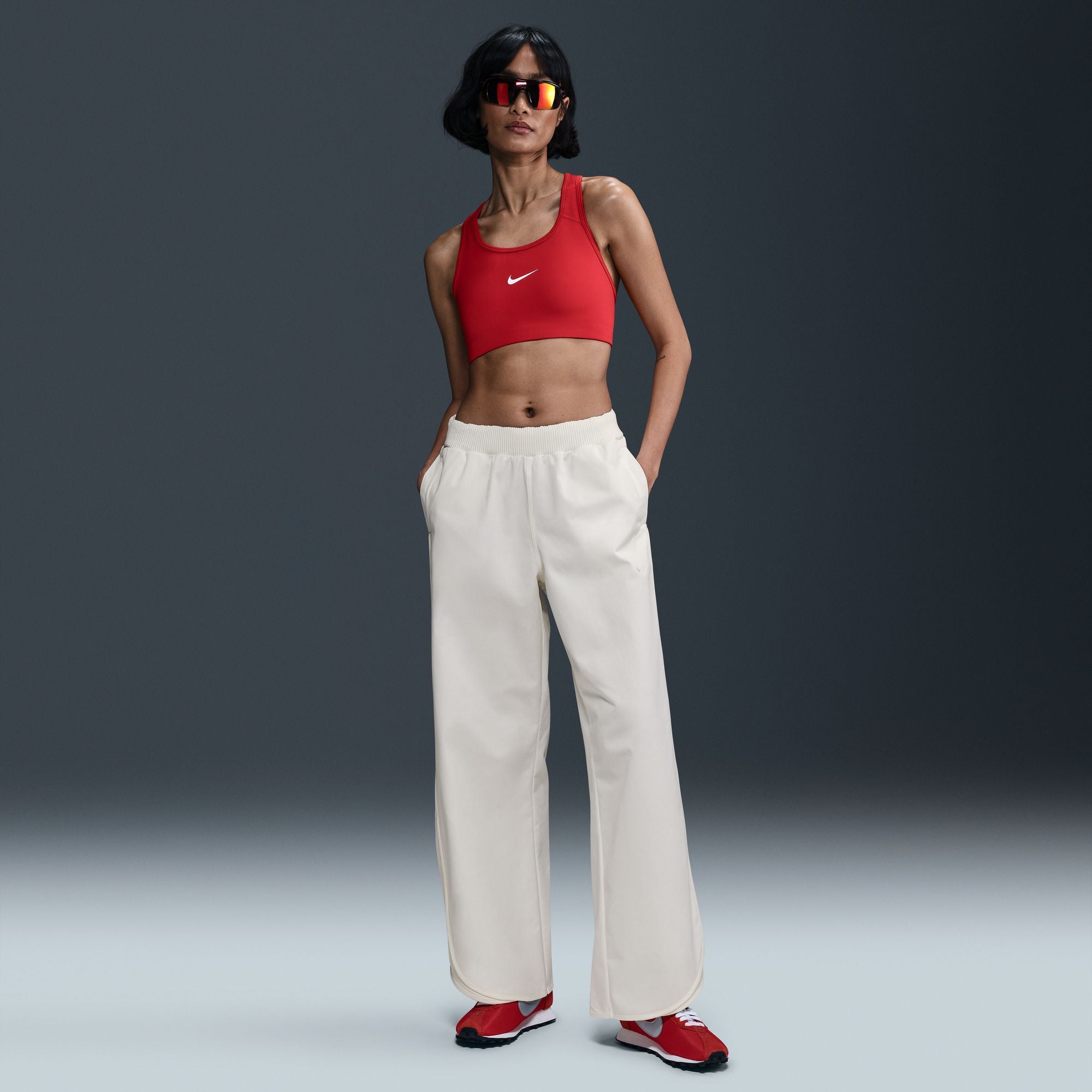 Sportswear Collection Mid Rise Twill Track Pant