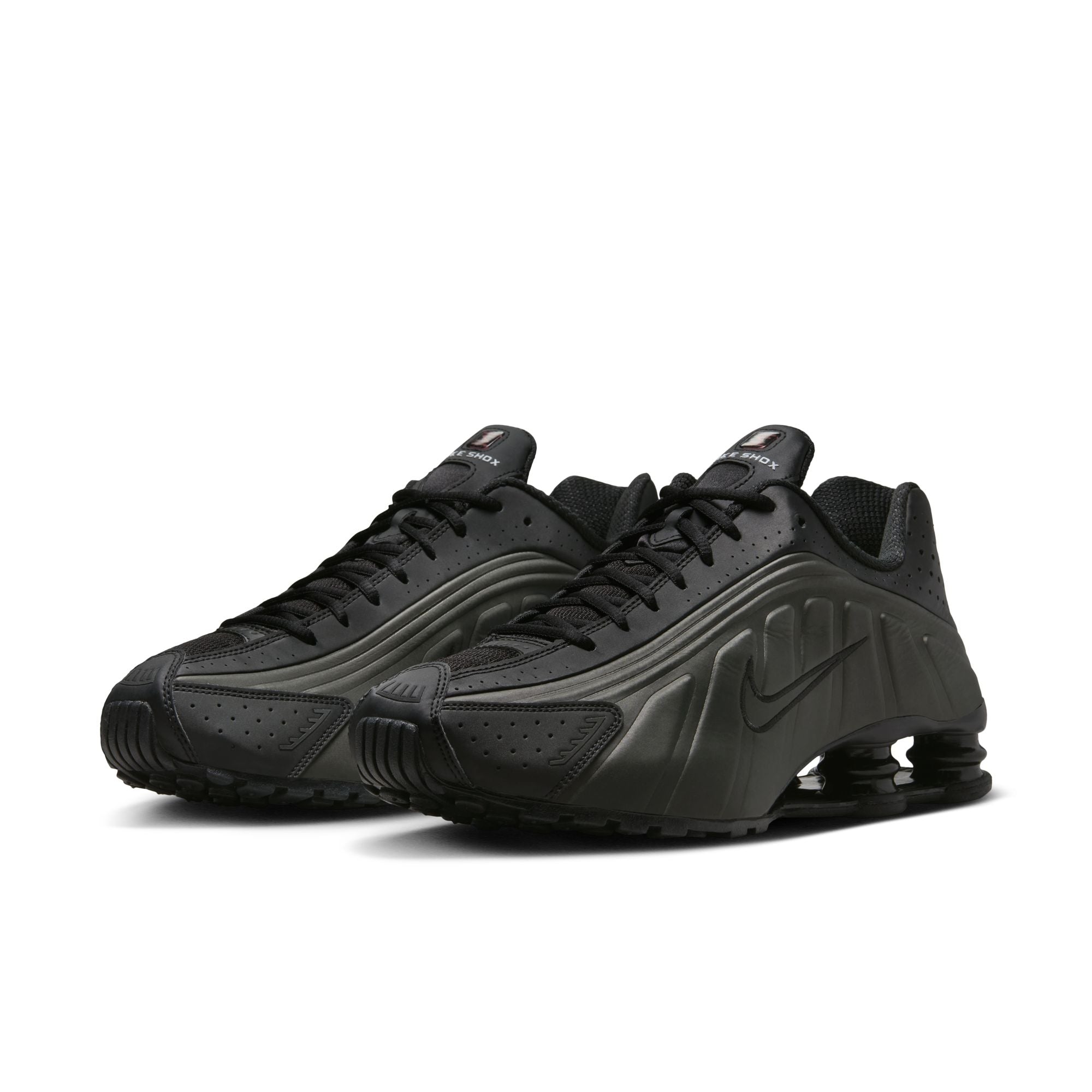 Shox R4 Black Bright Crimson