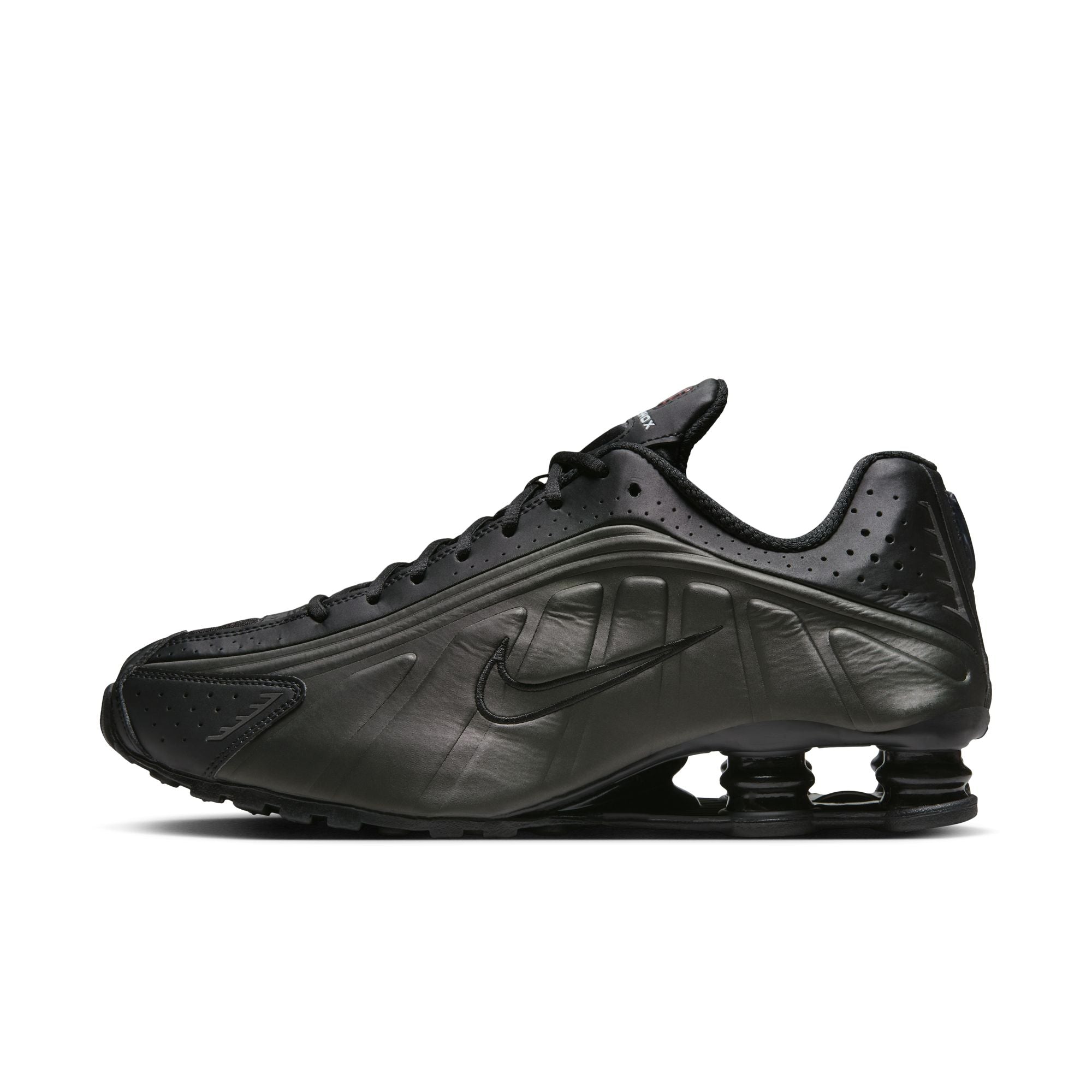 Shox R4 Black Bright Crimson