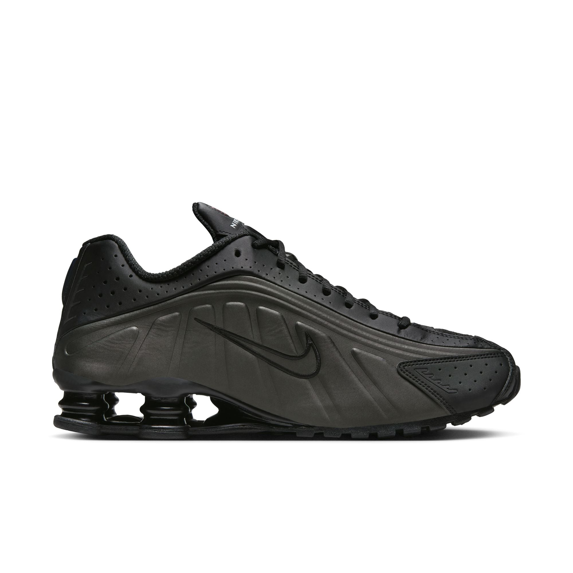 Shox R4 Black Bright Crimson