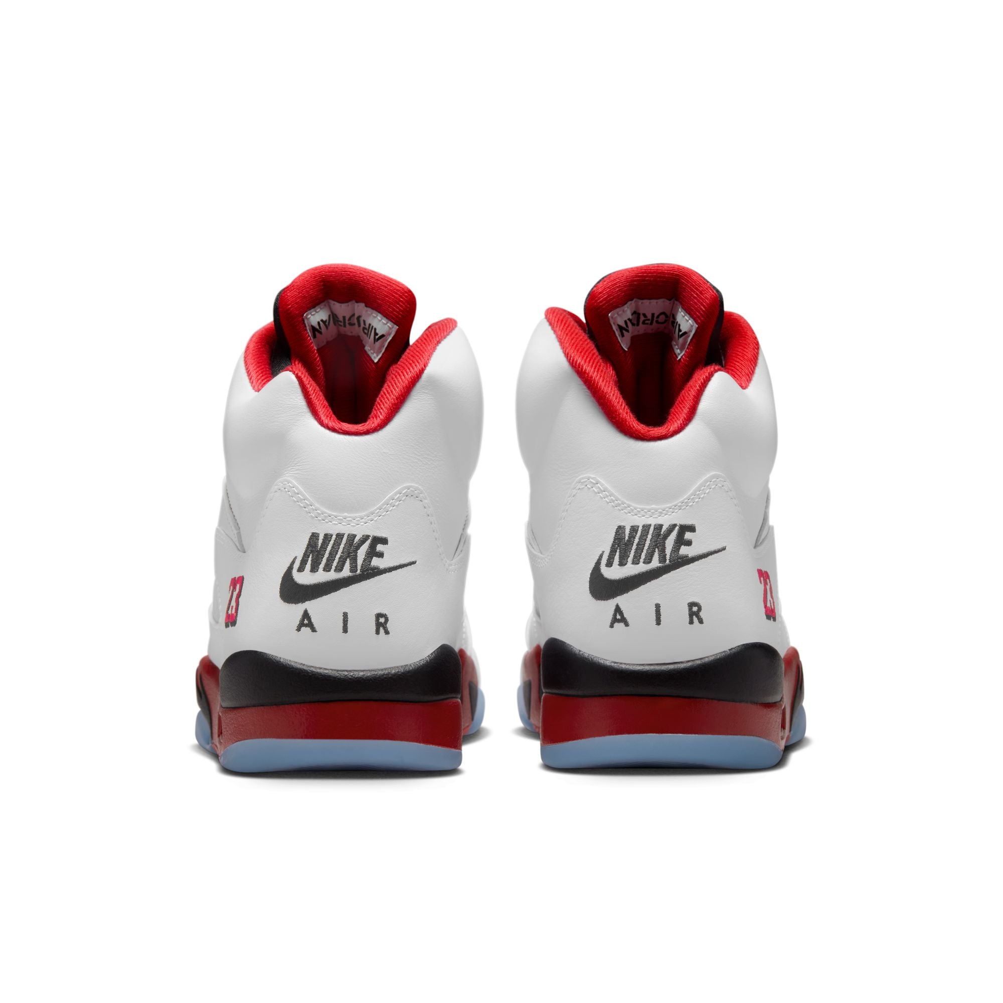 Air Jordan 5 Retro Fire Red Black Tongue