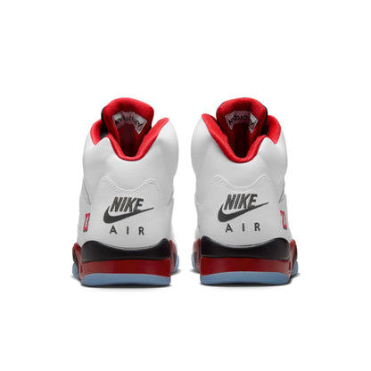 Air Jordan 5 Retro Fire Red Black Tongue