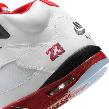 Air Jordan 5 Retro Fire Red Black Tongue
