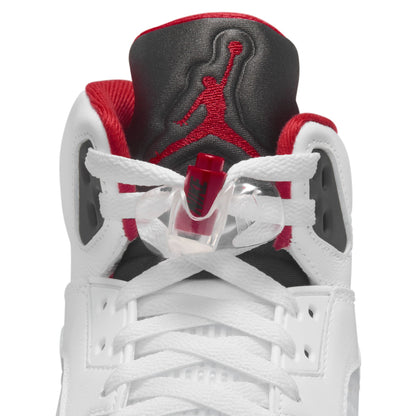 Air Jordan 5 Retro Fire Red Black Tongue