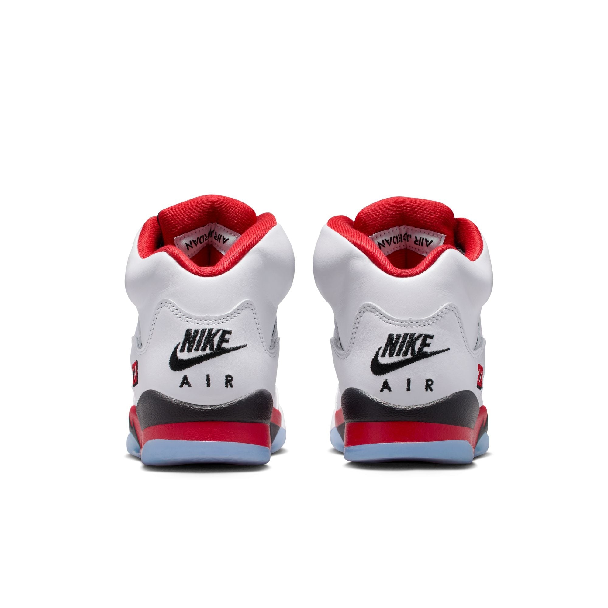 Jordan 5 Retro Fire Red Black Tongue GS