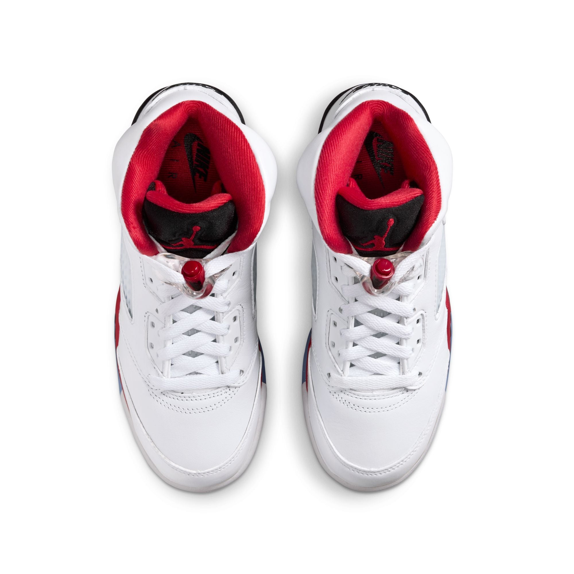 Jordan 5 Retro Fire Red Black Tongue GS