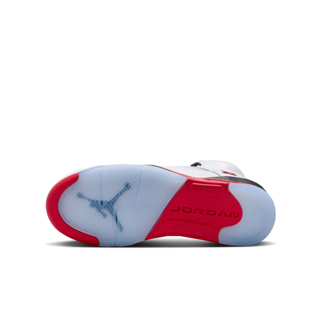 Jordan 5 Retro Fire Red Black Tongue GS