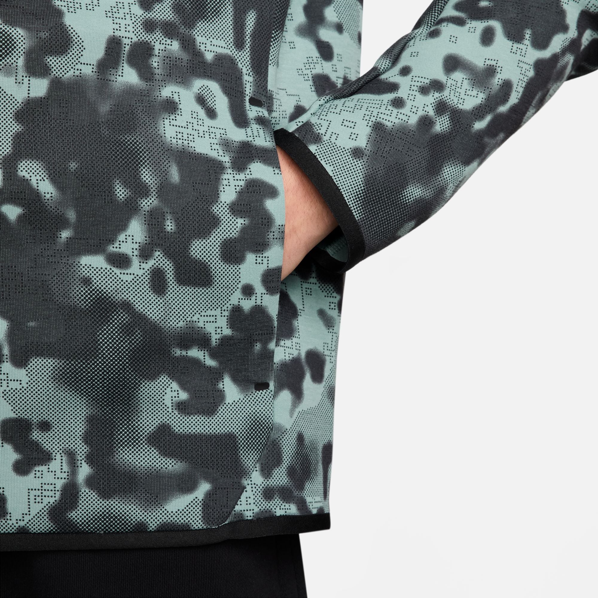 Sportswear Tech Full Zip Fleece Windrunner Jacket Black