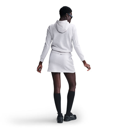 Club Fleece Mid Rise Skirt White