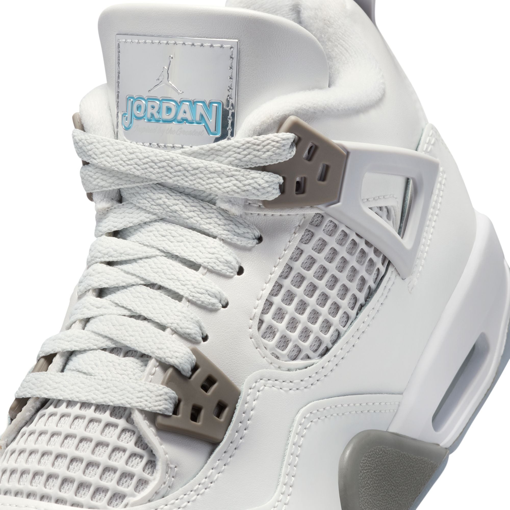 Jordan 4 Retro Photon Dust Blue Chill GS