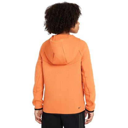 Sportswear Tech Orange Fleece Full Zip Hoodie