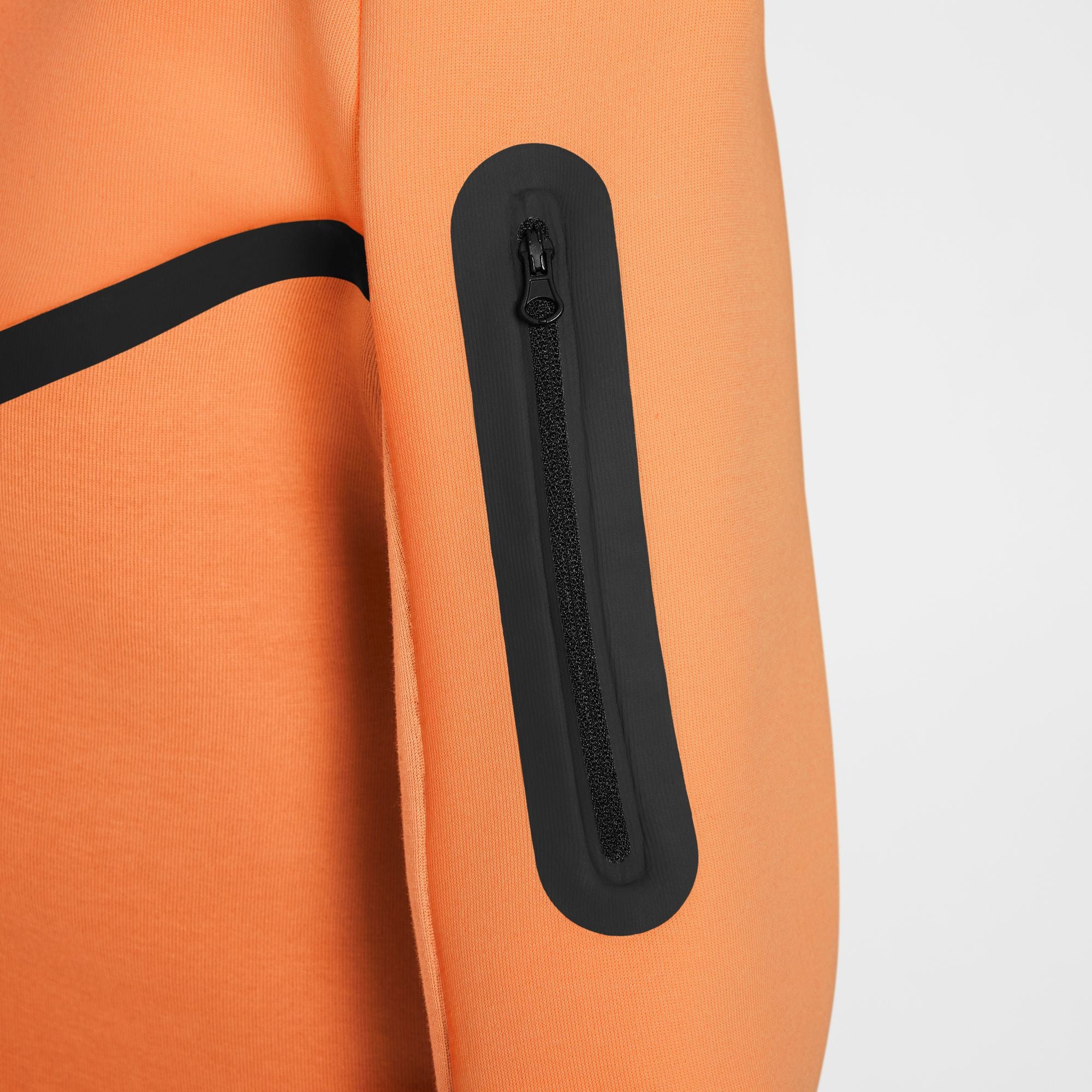 Sportswear Tech Orange Fleece Full Zip Hoodie