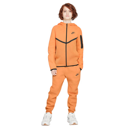 Sportswear Tech Orange Fleece Full Zip Hoodie