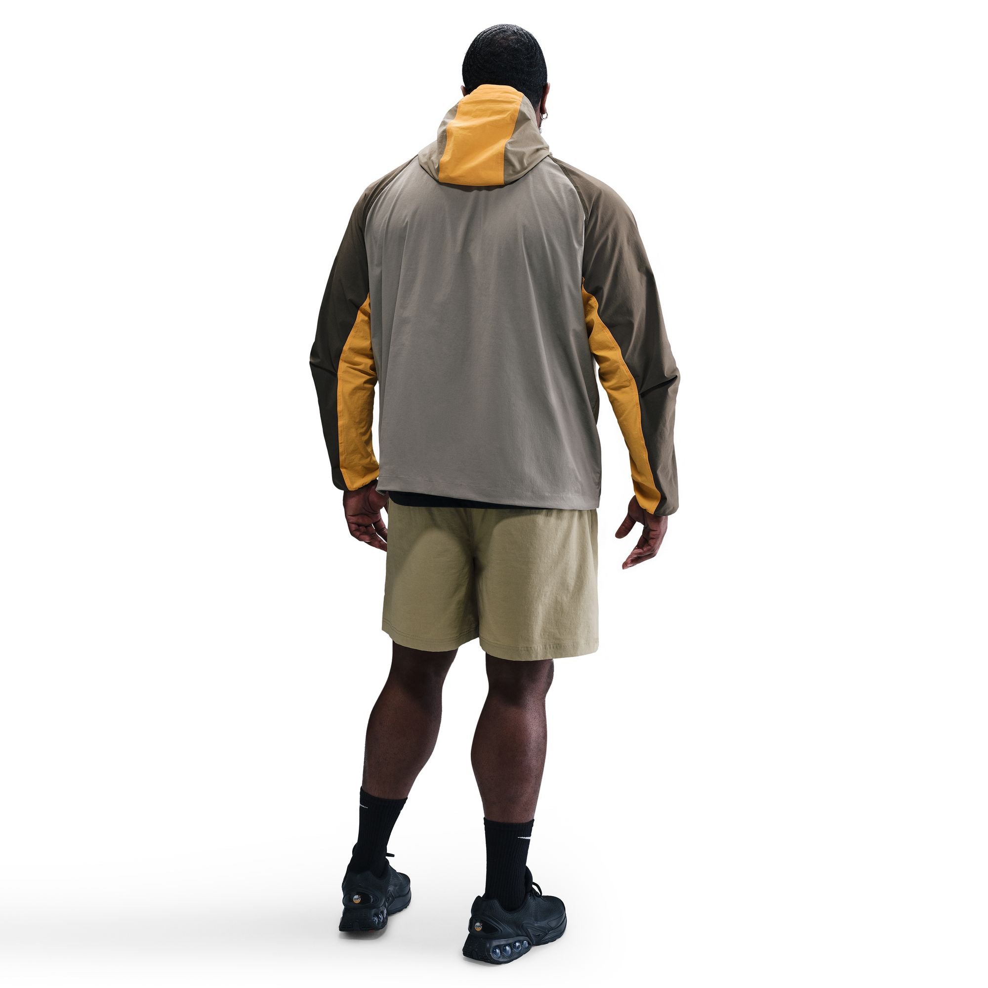 Tech Woven Windrunner Full Zip Jacket Brown
