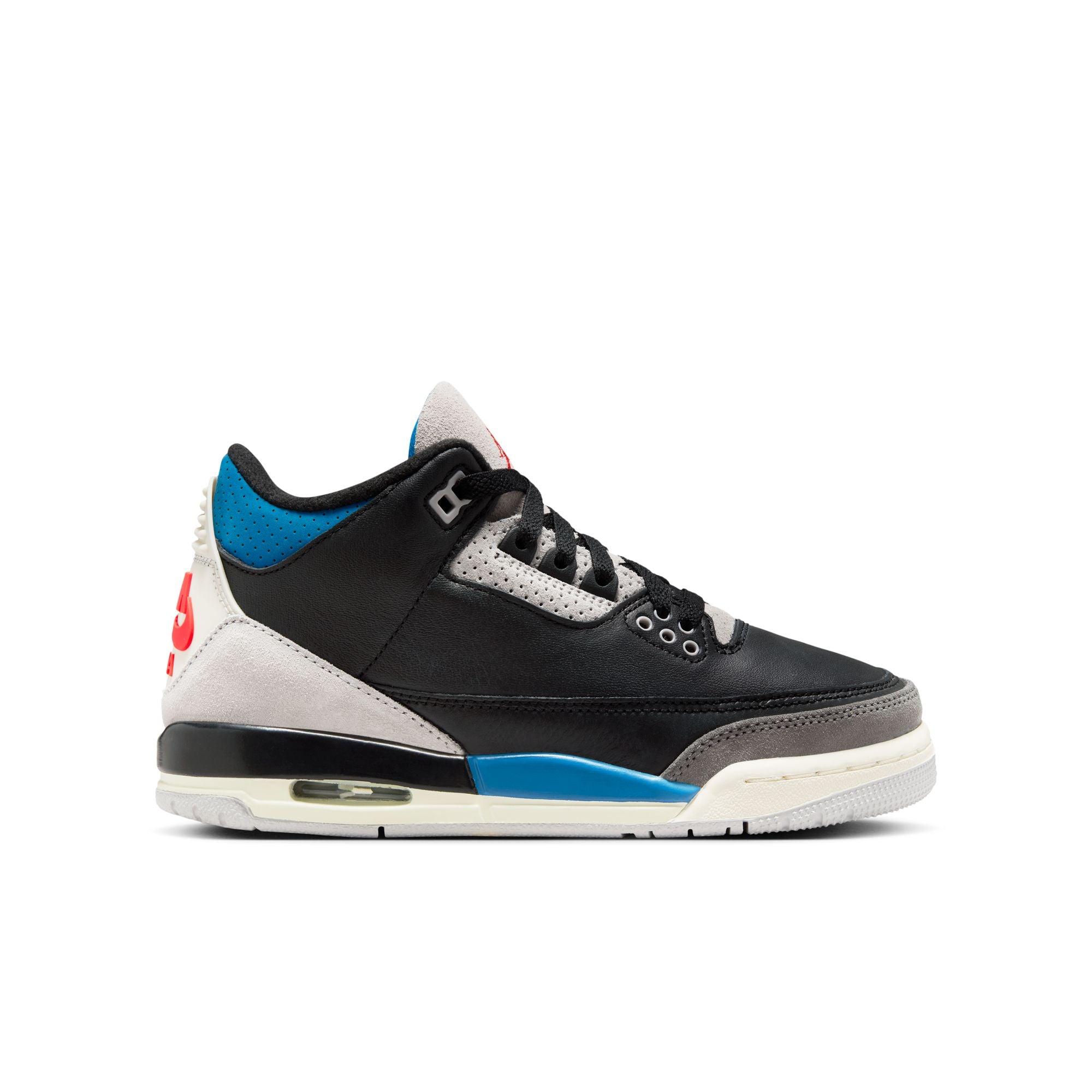 Air Jordan 3 Retro Black Military Blue GS