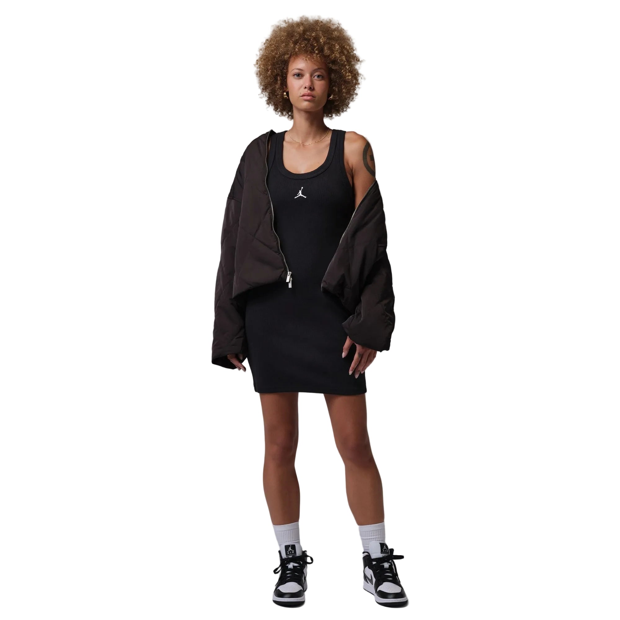 Jordan Brooklyn Tank Black Dress  WOODstack