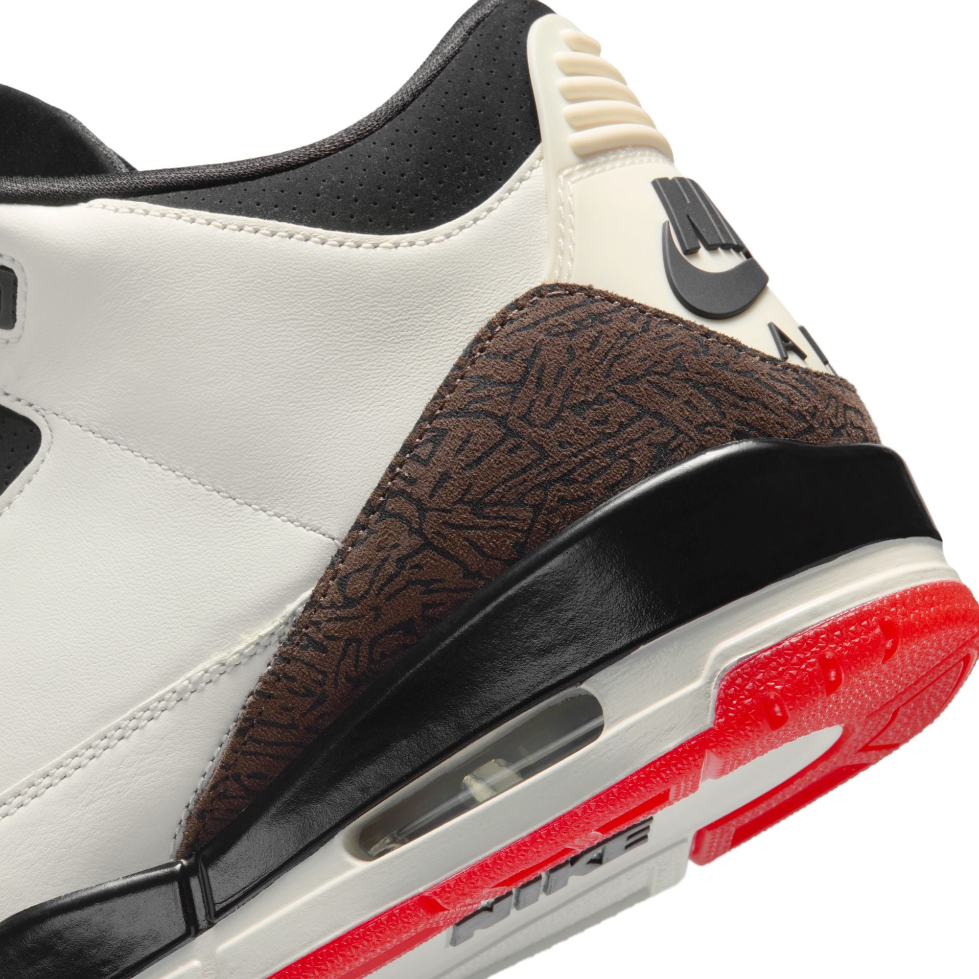 Air Jordan 3 Sail and University Red