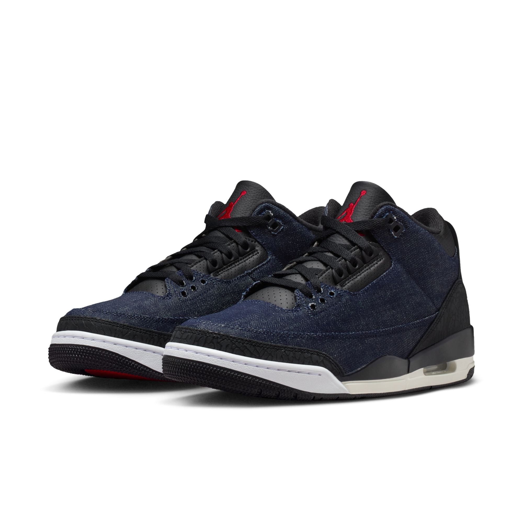 Air Jordan 3 x Levi's Indigo and Gym Red