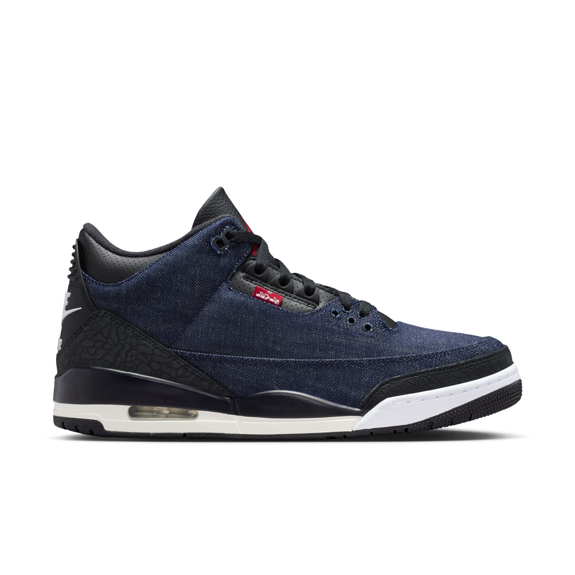Air Jordan 3 x Levi's Indigo and Gym Red