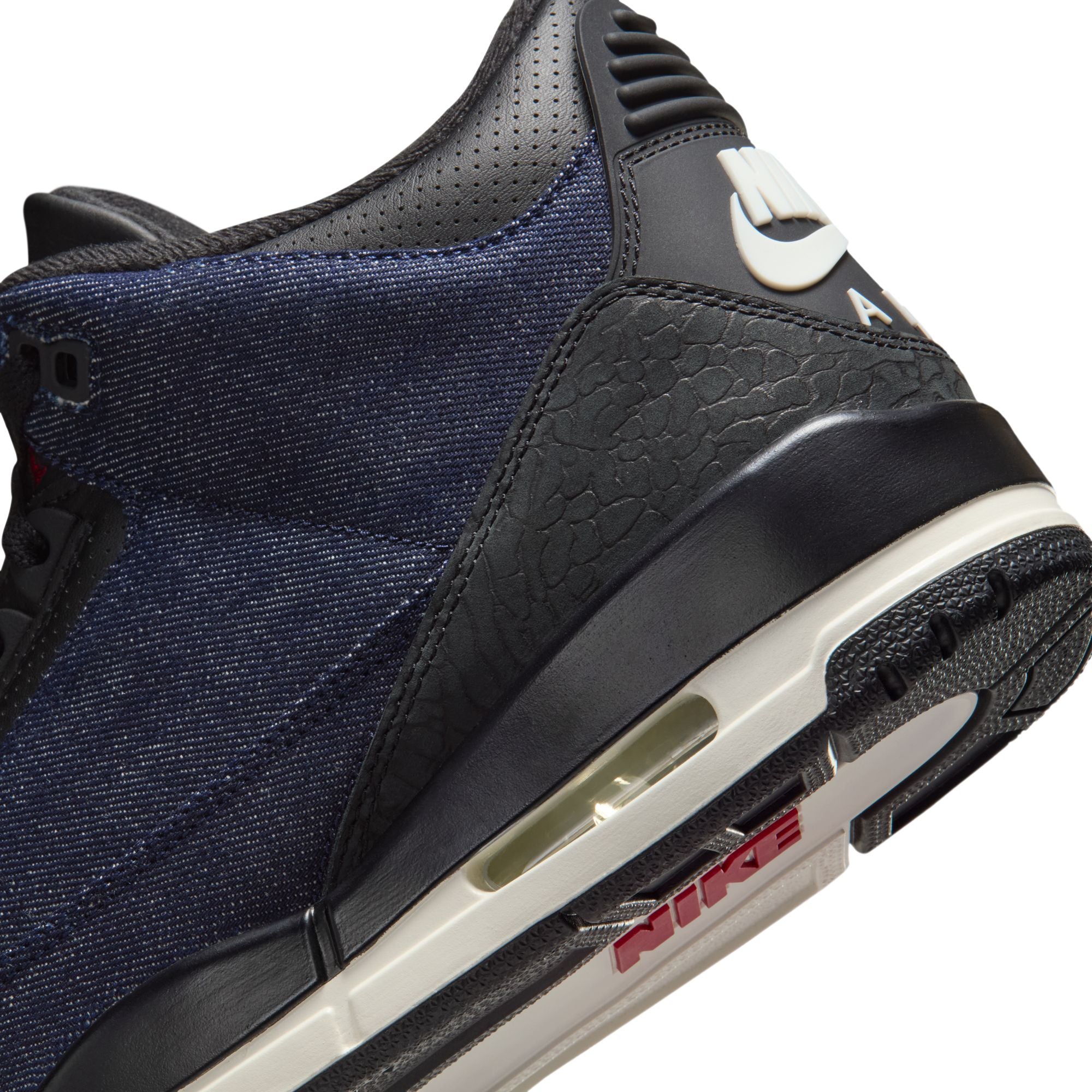 Air Jordan 3 x Levi's Indigo and Gym Red