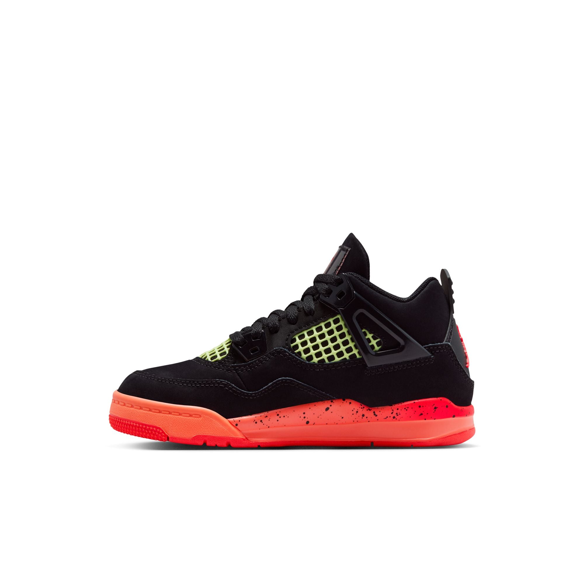 Jordan 4 Retro Black Infrared Barely Volt PS
