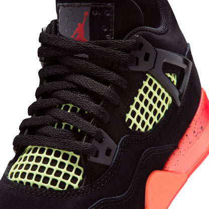 Jordan 4 Retro Black Infrared Barely Volt PS