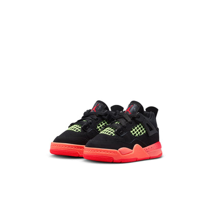 Jordan 4 Retro Black Infrared Barely Volt TD