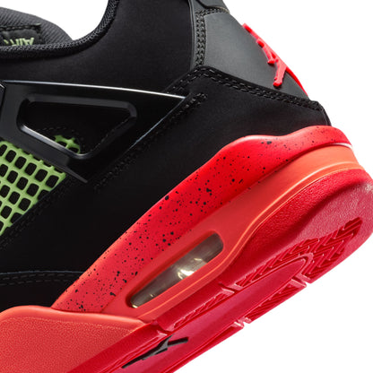 Jordan 4 Retro Black Infrared Barely Volt GS