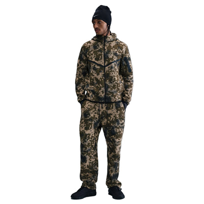 Tech Open Hem Fleece Camo Pants