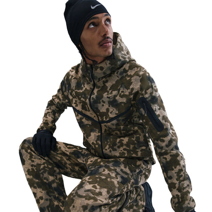 Tech Open Hem Fleece Camo Pants