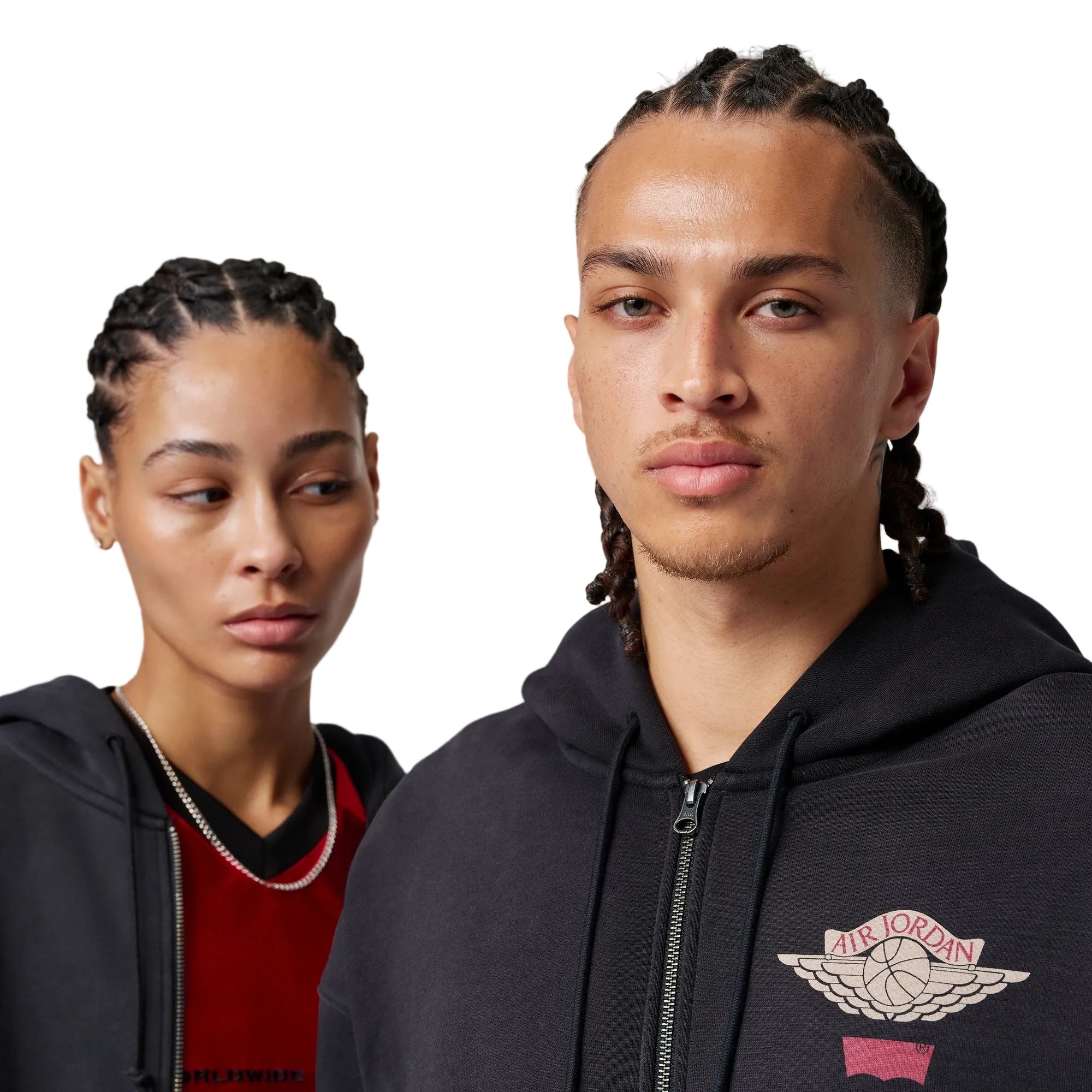 Jordan x Levi's  Black Full Zip Hoodie