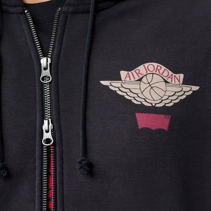 Jordan x Levi's  Black Full Zip Hoodie