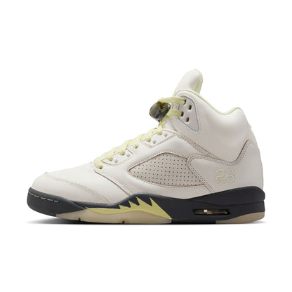 Air Jordan 5 Luminous Green and Sail