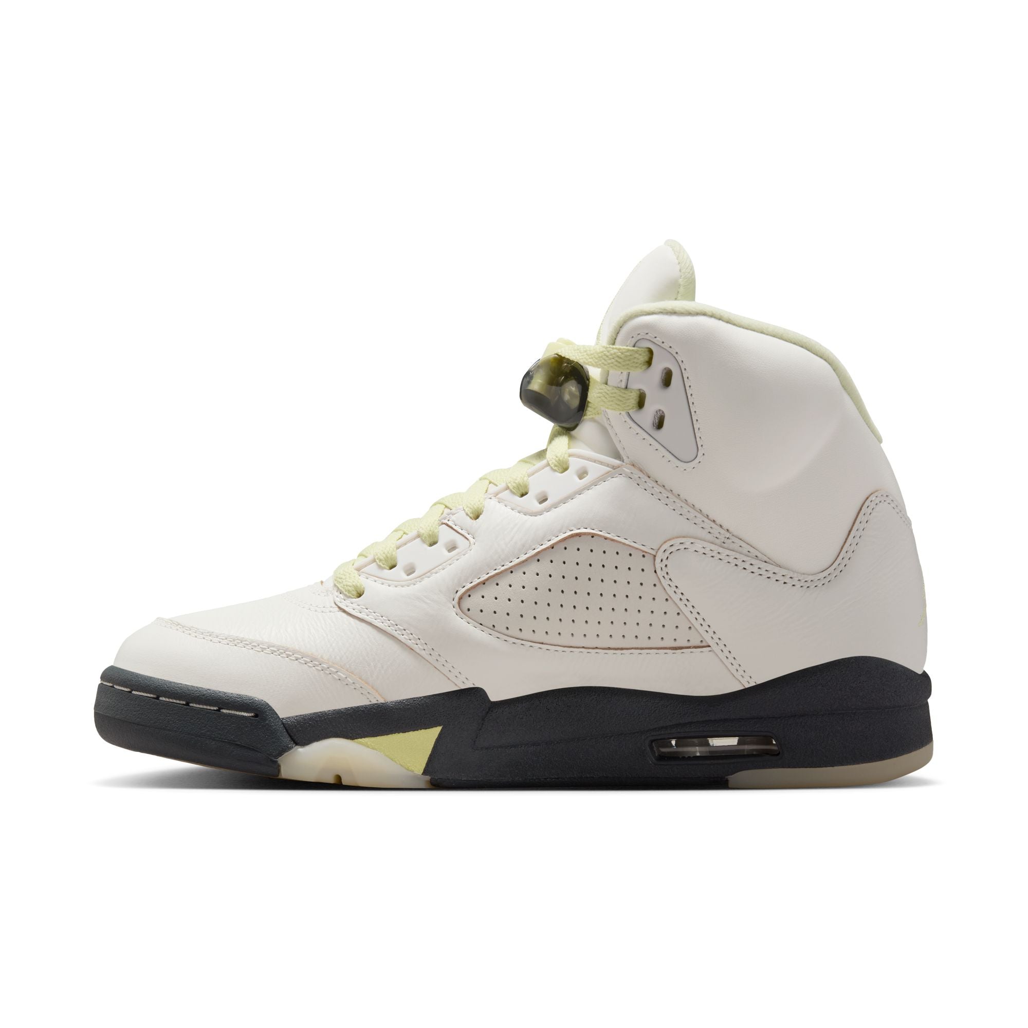 Air Jordan 5 Luminous Green and Sail