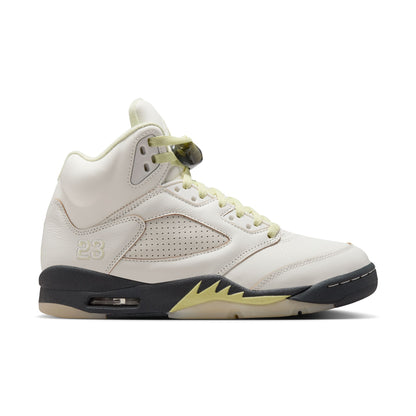 Air Jordan 5 Luminous Green and Sail