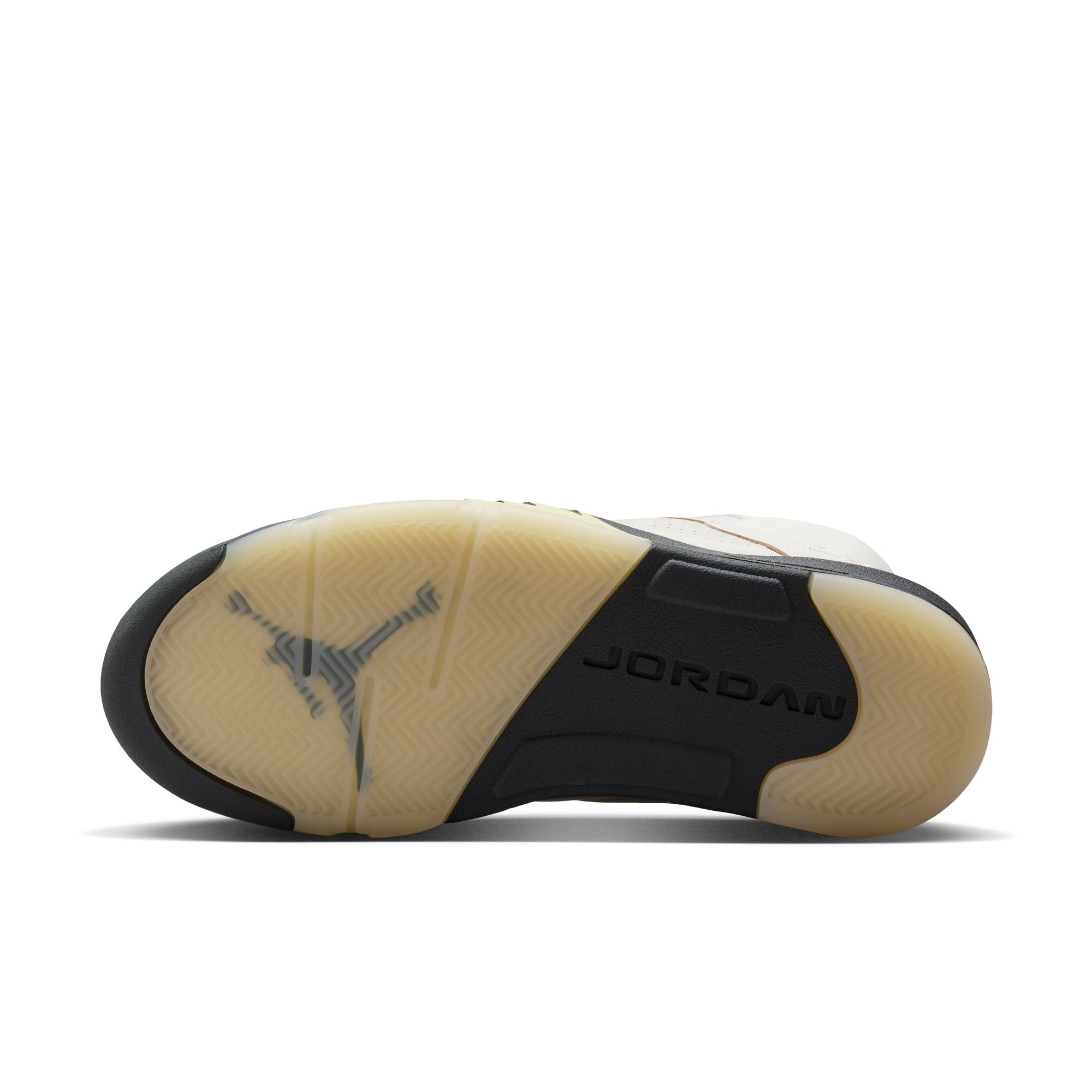 Air Jordan 5 Luminous Green and Sail