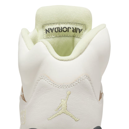 Air Jordan 5 Luminous Green and Sail