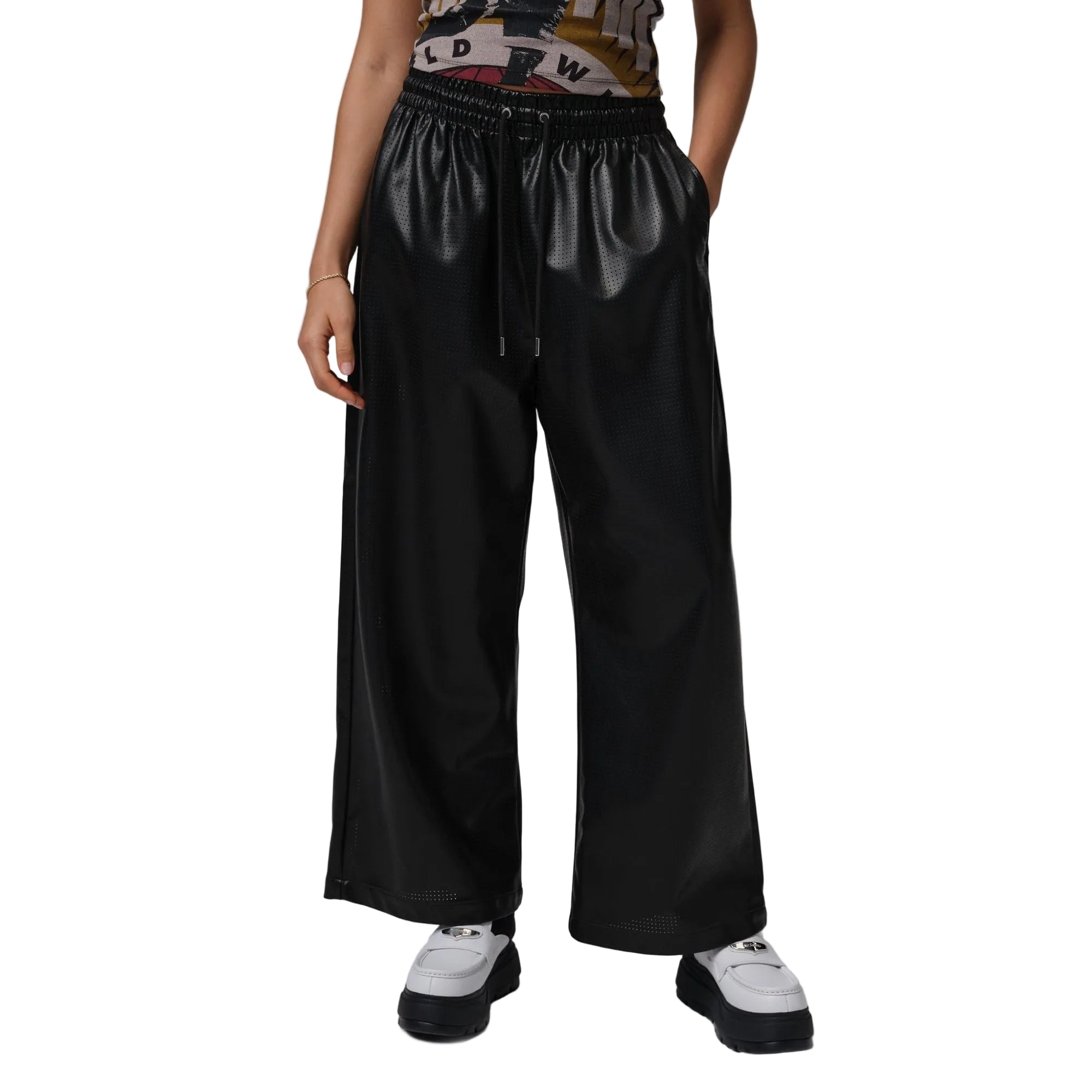 Jordan Flight  Faux-Leather Pants