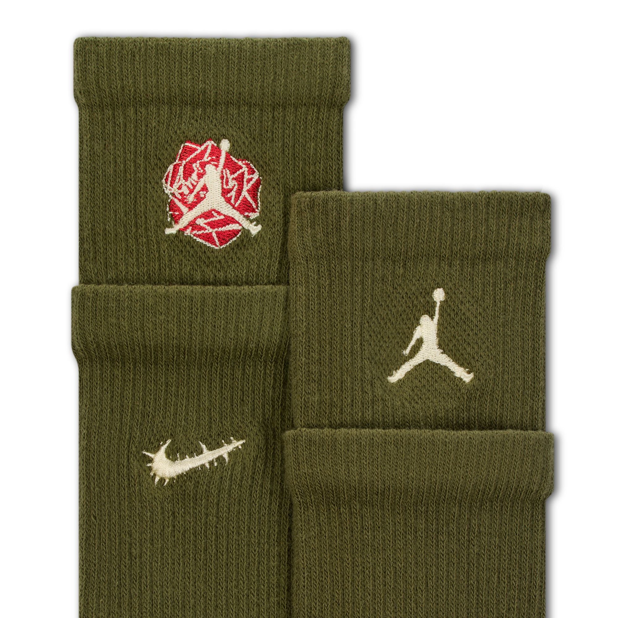 Jordan x Teyana Taylor Everyday Plus Cushioned 4 Pairs Crew Socks