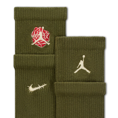 Jordan x Teyana Taylor Everyday Plus Cushioned 4 Pairs Crew Socks