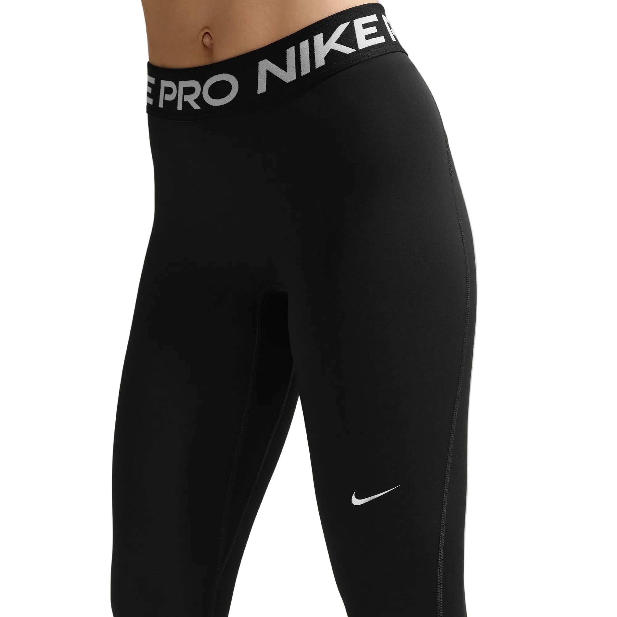 Pro Mid Rise Full Length  Black Leggings