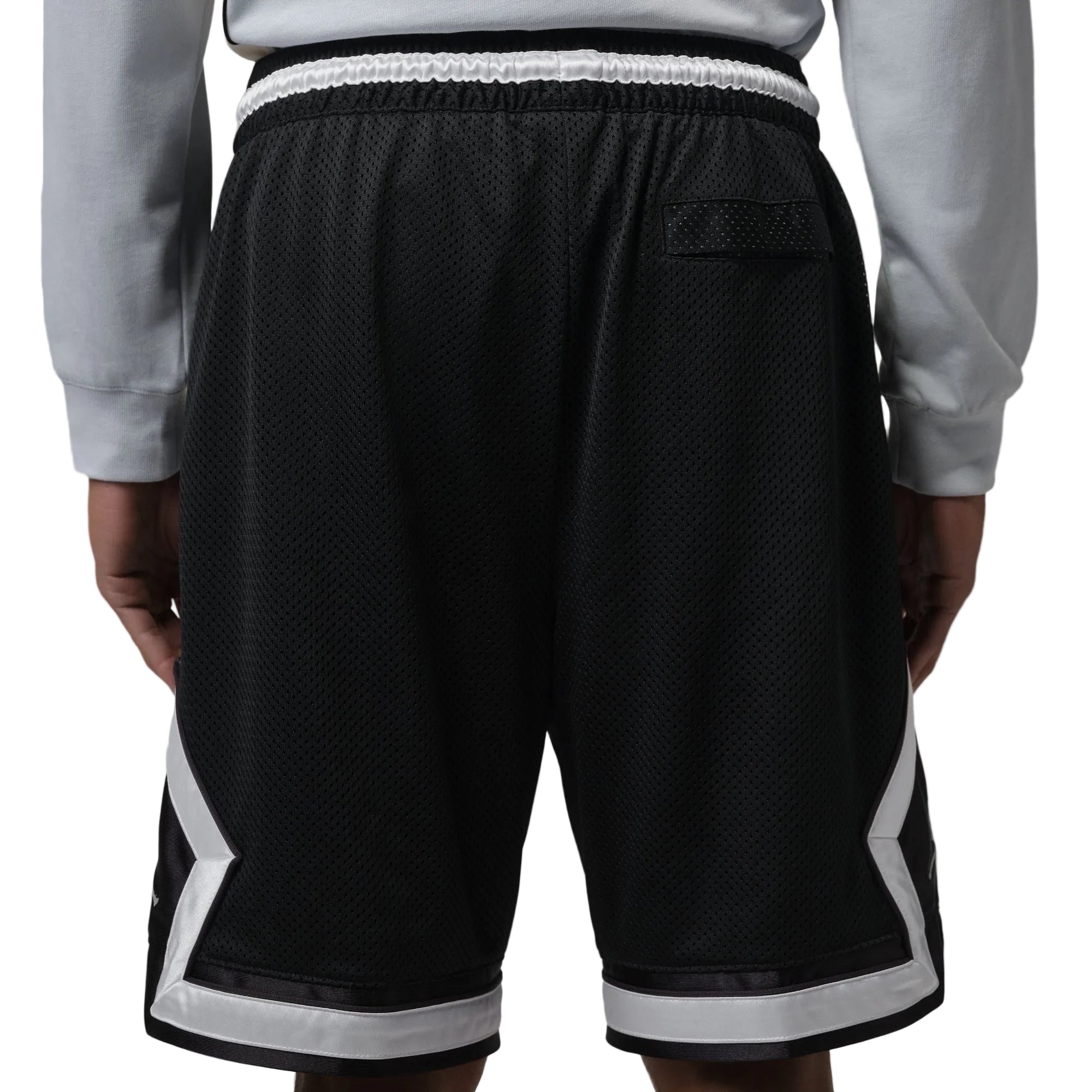 Jordan Brooklyn Diamond Mesh Black Shorts