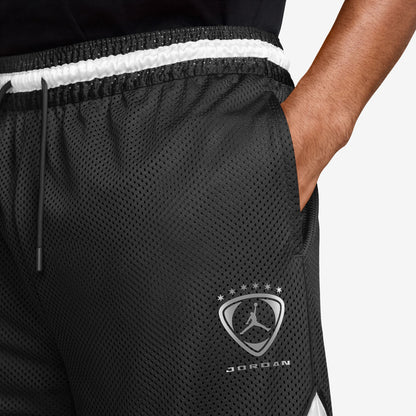 Jordan Brooklyn Diamond Mesh Black Shorts