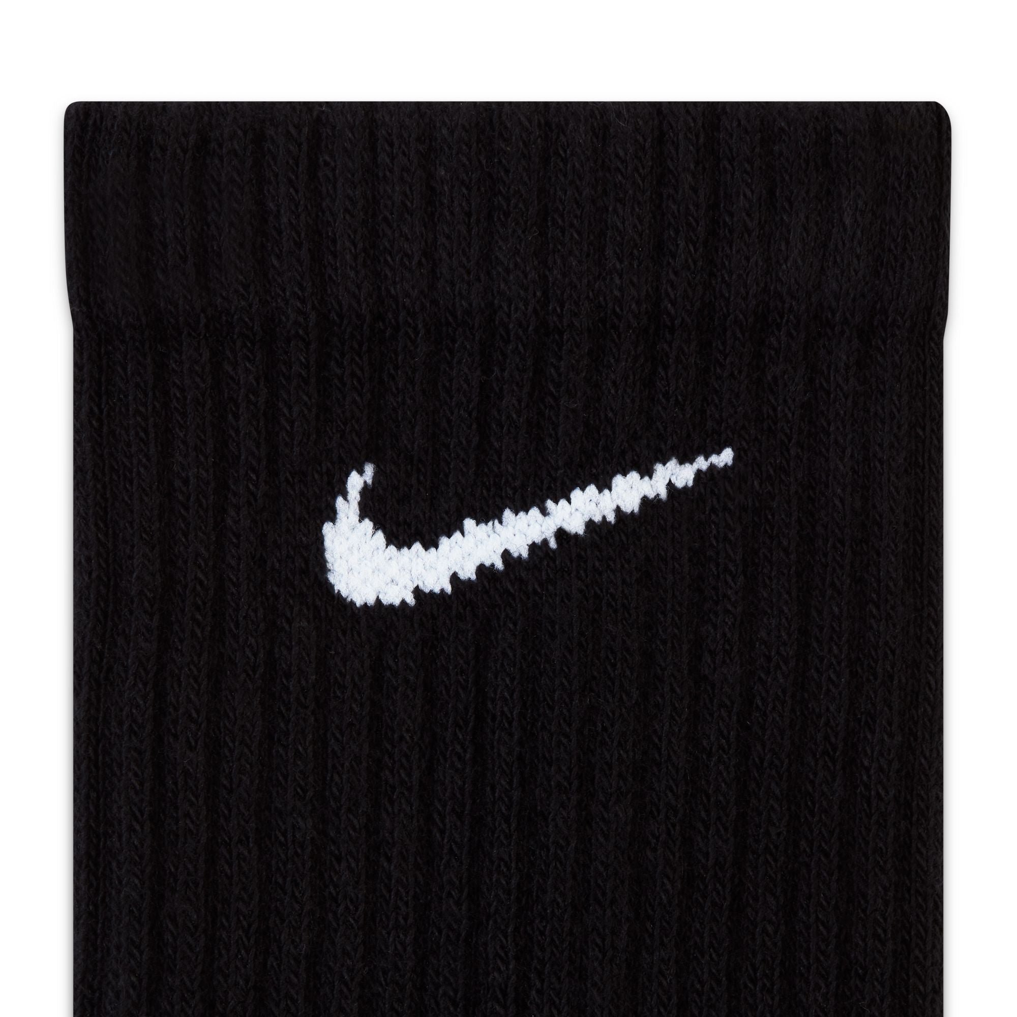 Everyday Cushioned 3 Pairs Training Crew Black Socks