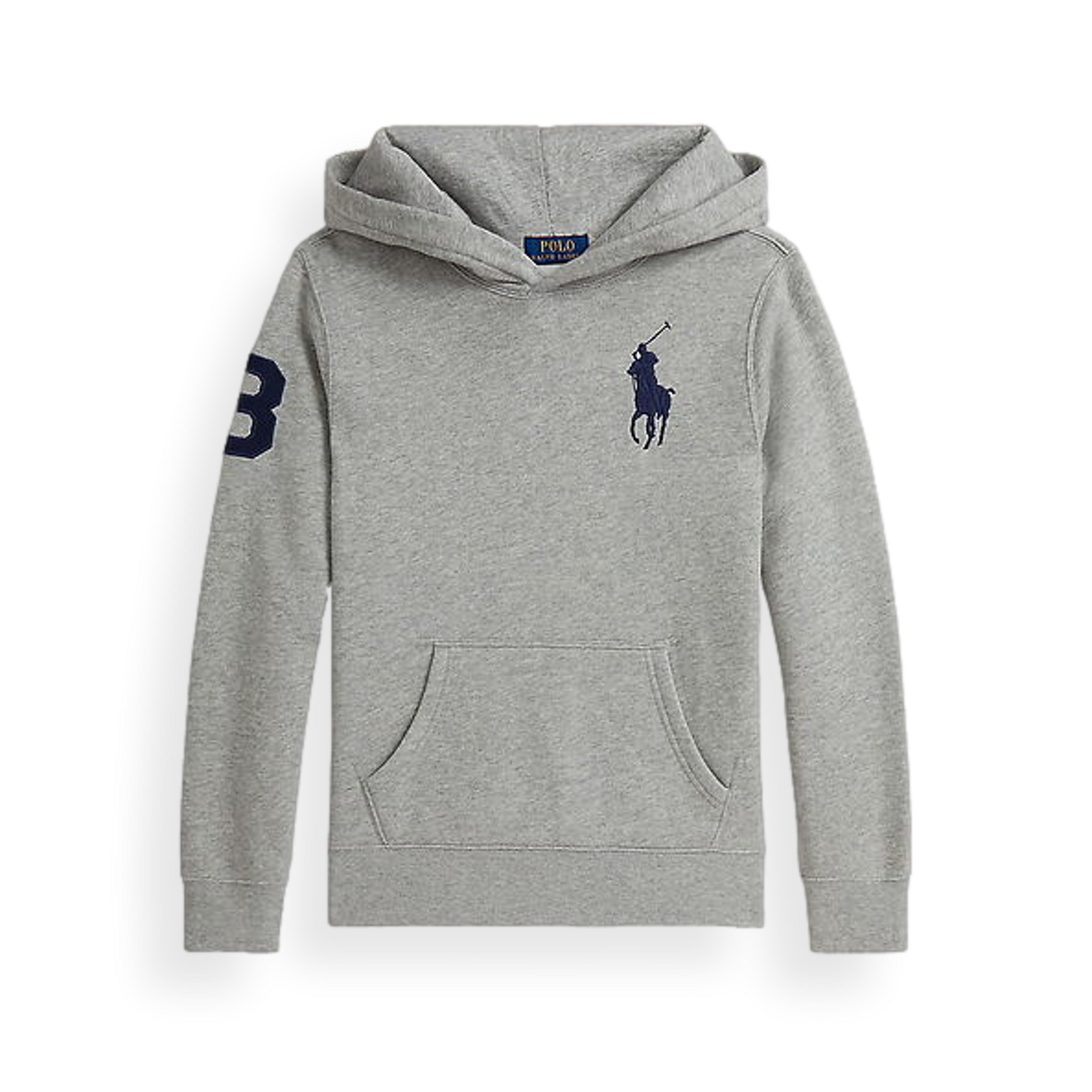 Big Pony Fleece Gray Pullover Hoodie – WOODstack Big Pony Fleece Gray Pullover Hoodie – WOODstack